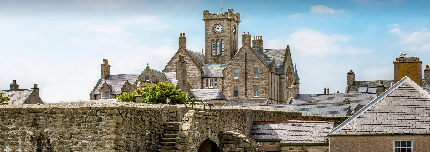 Historic castle in the Northern Isles